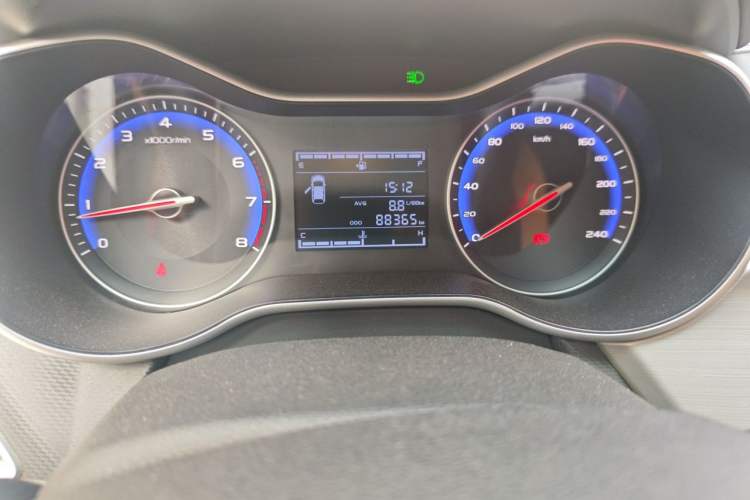 Used Geely Auto Vision 2018 1.5L Manual Happiness Edition Odometer Close Up
