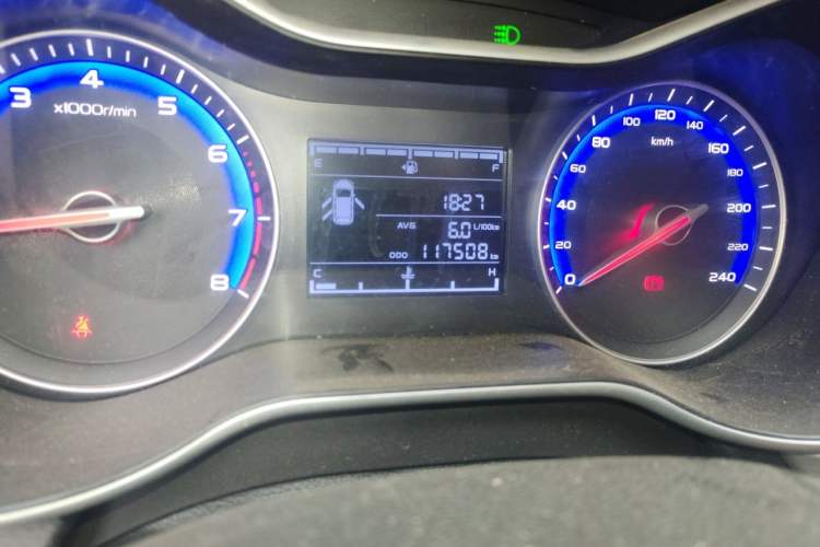 Used Geely Auto Vision 2018 1.5L Manual Happiness Edition Odometer Close Up