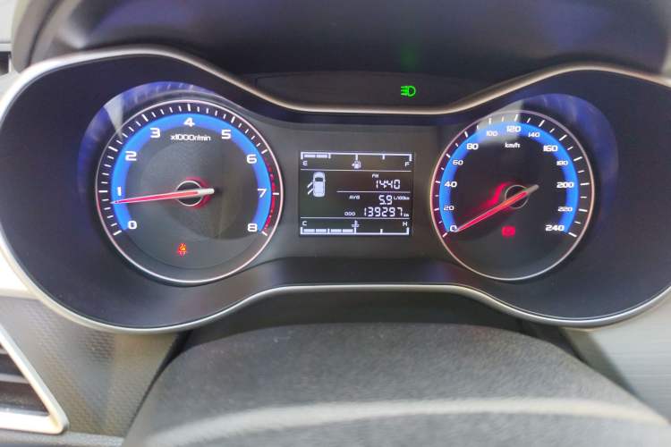 Used Geely Auto Vision 2018 1.5L Manual Happiness Edition Odometer Close Up