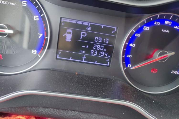 Used Geely Auto Vision 2018 1.5L Automatic Happiness Edition Odometer Close Up
