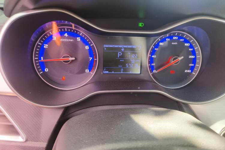 Used Geely Auto Vision 2018 1.5L Automatic Happiness Edition Odometer Close Up