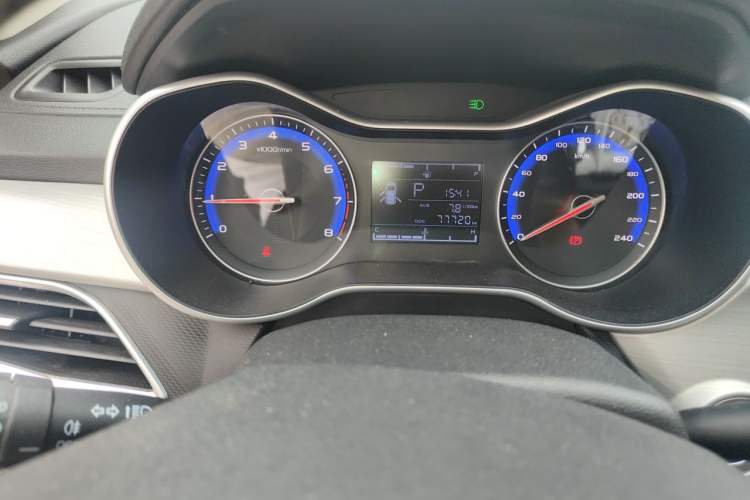 Used Geely Auto Vision 2018 1.5L Automatic Prestige Model Odometer Close Up