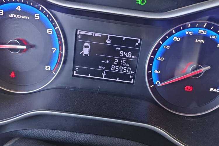 Used Geely Auto Vision 2018 1.5L Manual Happiness Edition Odometer Close Up