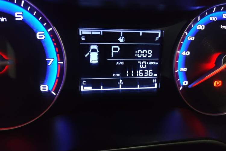 Used Geely Auto Vision 2018 1.5L Automatic Happiness Edition Odometer Close Up
