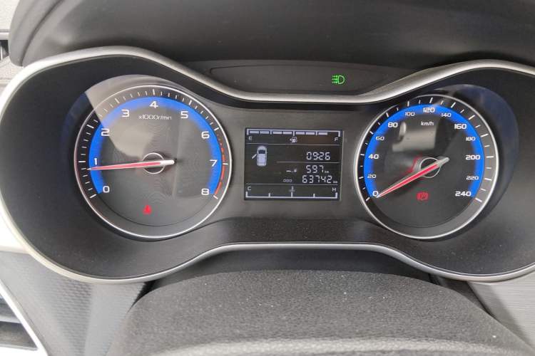 Used Geely Auto Vision 2018 1.5L Manual Happiness Edition Odometer Close Up