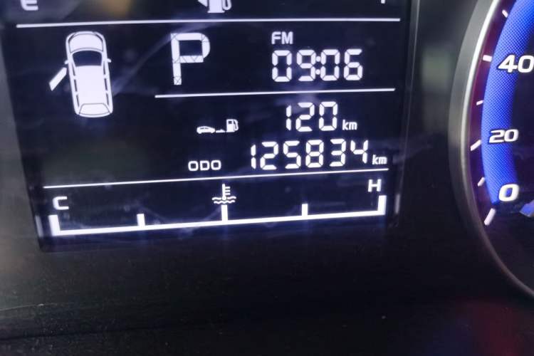 Used Geely Auto Vision 2018 1.5L Automatic Happiness Edition Odometer Close Up