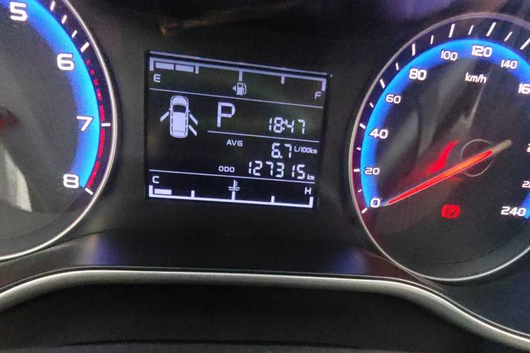 Used Geely Auto Vision 2018 1.5L Automatic Happiness Edition Odometer Close Up