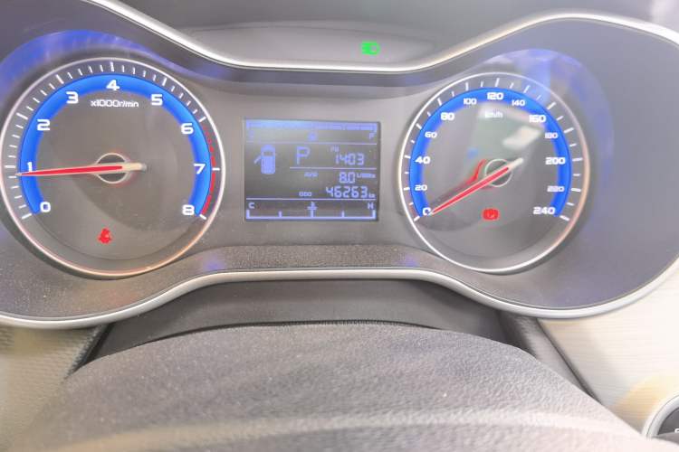 Used Geely Auto Vision 2018 1.5L Automatic Prestige Model Odometer Close Up