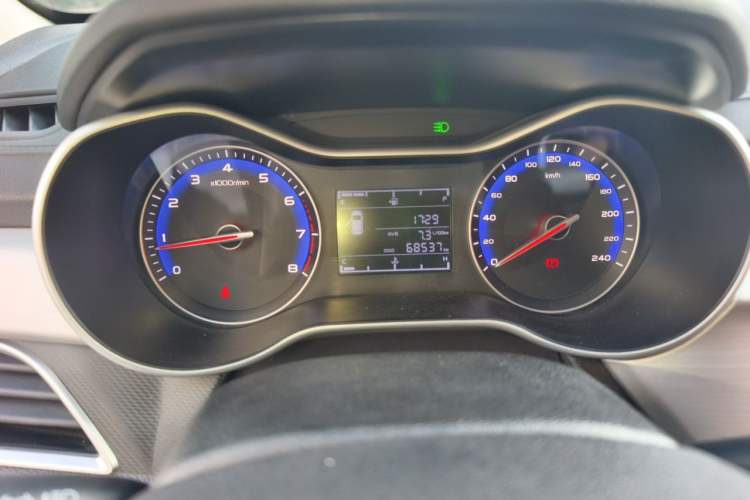 Used Geely Auto Vision 2018 1.5L Manual Happiness Edition Odometer Close Up