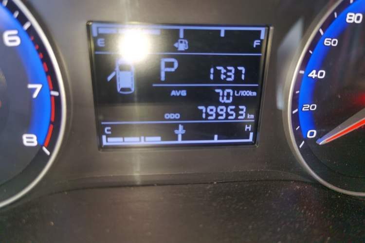 Used Geely Auto Vision 2018 1.5L Automatic Happiness Edition Odometer Close Up
