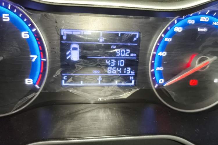 Used Geely Auto Vision 2018 1.5L Manual Happiness Edition Odometer Close Up