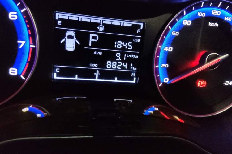 Used Geely Auto Vision 2018 1.5L Automatic Happiness Edition Odometer Close Up