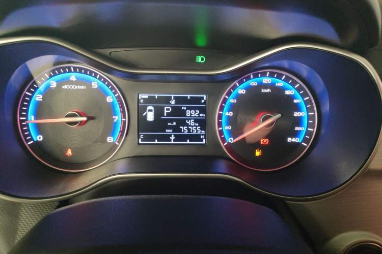 Used Geely Auto Vision 2018 1.5L Automatic Happiness Edition Odometer Close Up