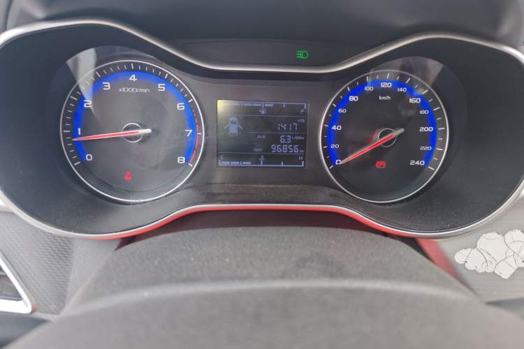 Used Geely Auto Vision 2018 1.5L Manual Happiness Edition Odometer Close Up