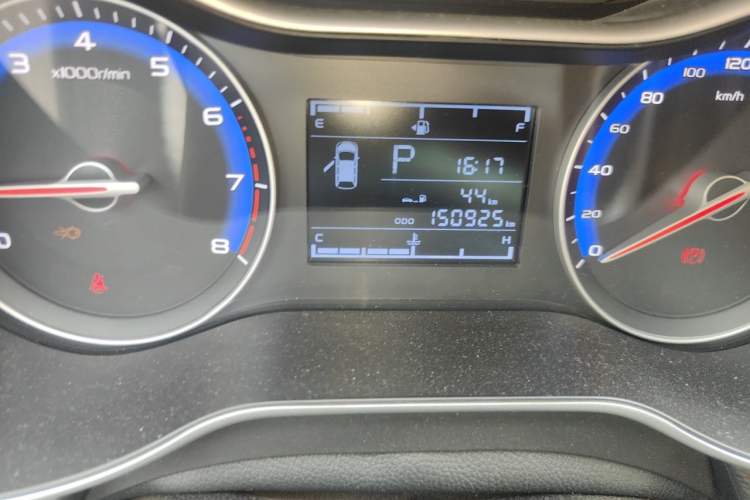 Used Geely Auto Vision 2018 1.5L Automatic Prestige Model Odometer Close Up