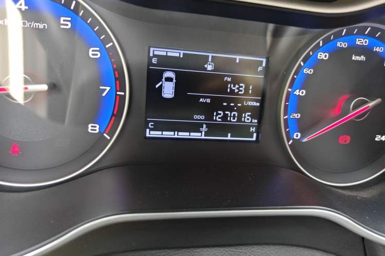 Used Geely Auto Vision 2018 1.5L Manual Happiness Edition Odometer Close Up