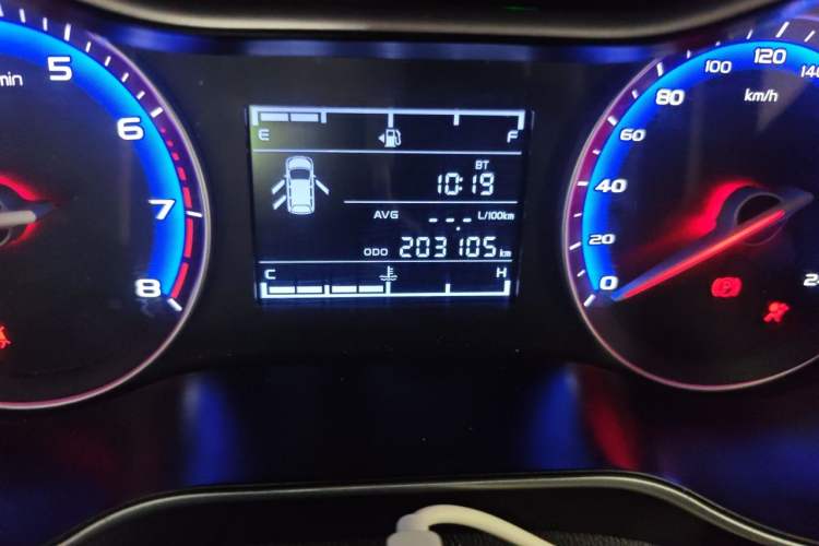 Used Geely Auto Vision 2018 1.5L Manual Happiness Edition Odometer Close Up