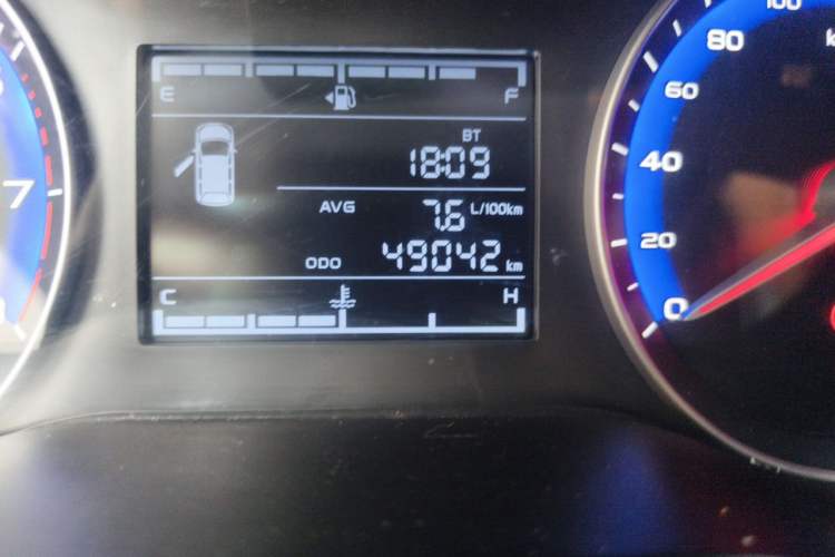 Used Geely Auto Vision 2018 1.5L Manual Happiness Edition Odometer Close Up