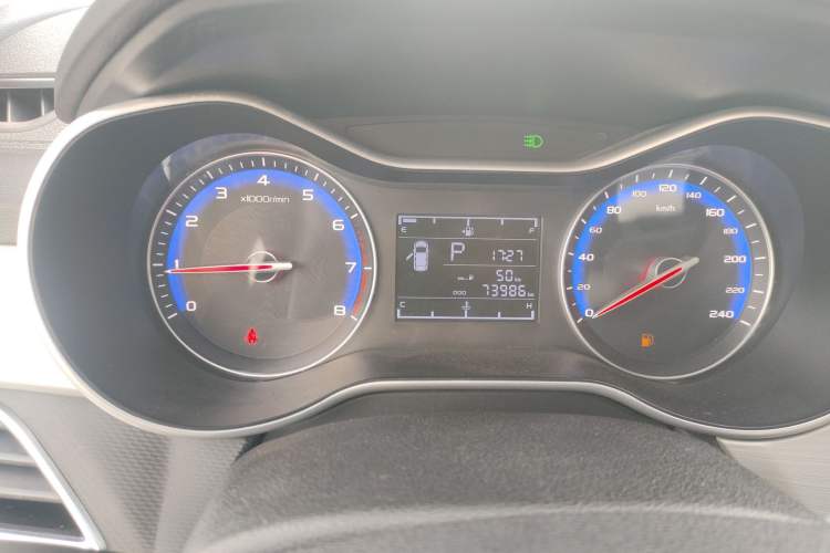 Used Geely Auto Vision 2018 1.5L Automatic Prestige Model Odometer Close Up