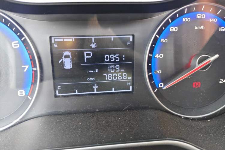 Used Geely Auto Vision 2018 1.5L Automatic Happiness Edition Odometer Close Up