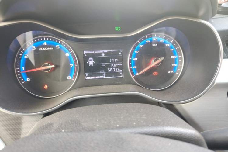 Used Geely Auto Vision 2018 1.5L Manual Happiness Edition Odometer Close Up