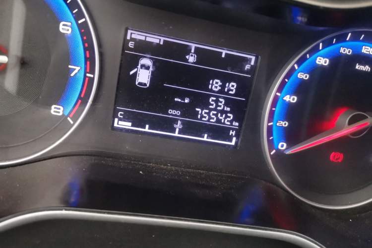 Used Geely Auto Vision 2018 1.5L Manual Happiness Edition Odometer Close Up