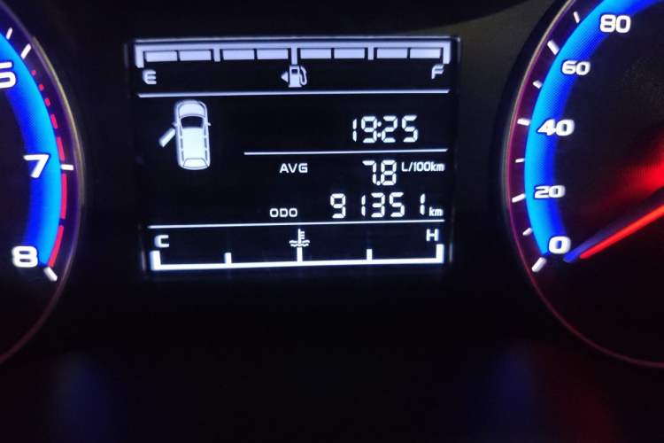 Used Geely Auto Vision 2018 1.5L Manual Happiness Edition Odometer Close Up