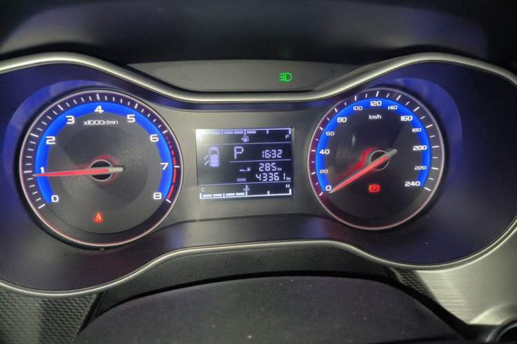 Used Geely Auto Vision 2018 1.5L Automatic Prestige Model Odometer Close Up