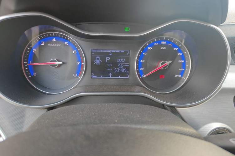 Used Geely Auto Vision 2018 1.5L Automatic Prestige Model Odometer Close Up
