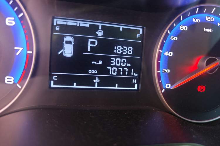 Used Geely Auto Vision 2018 1.5L Automatic Happiness Edition Odometer Close Up
