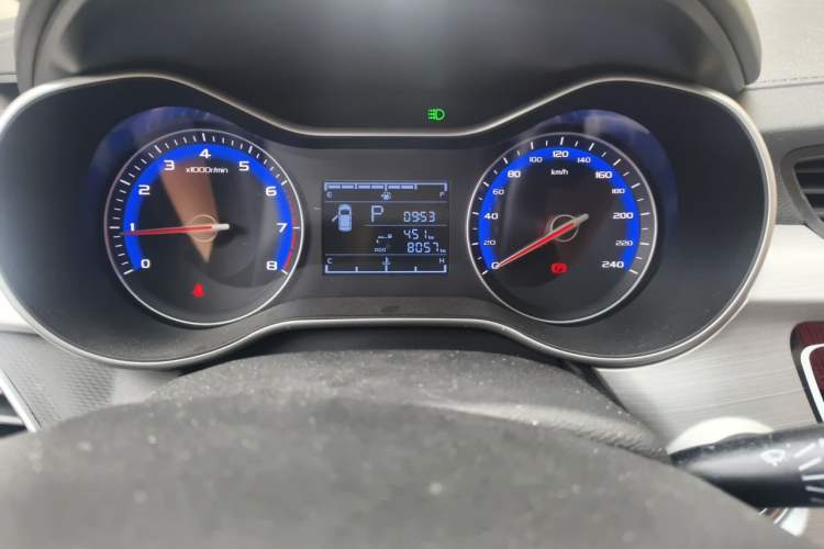 Used Geely Auto Vision 2018 1.5L Automatic Prestige Model Odometer Close Up