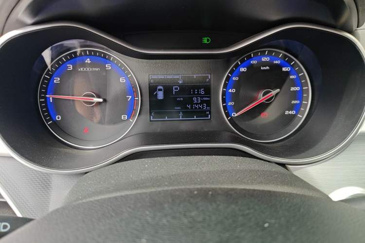 Used Geely Auto Vision 2018 1.5L Automatic Prestige Model Odometer Close Up