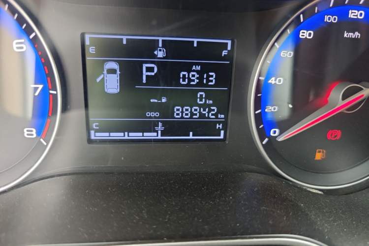 Used Geely Auto Vision 2018 1.5L Automatic Happiness Edition Odometer Close Up