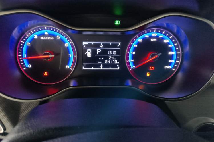 Used Geely Auto Vision 2018 1.5L Automatic Prestige Model Odometer Close Up