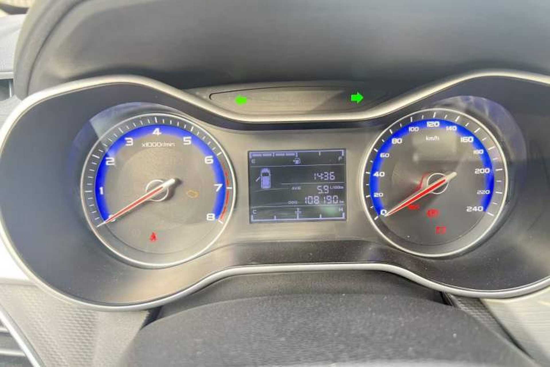 Used Geely Auto Vision 2018 1.5L Manual Happiness Edition Odometer Close Up