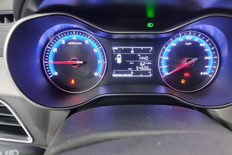 Used Geely Auto Vision 2018 1.5L Manual Happiness Edition Odometer Close Up
