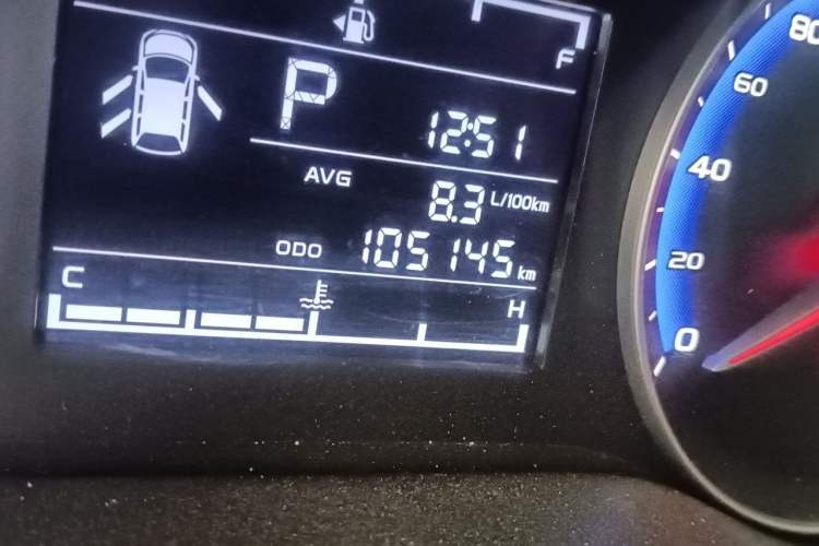Used Geely Auto Vision 2018 1.5L Automatic Happiness Edition Odometer Close Up