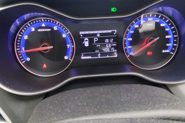 Used Geely Auto Vision 2018 1.5L Automatic Happiness Edition Odometer Close Up