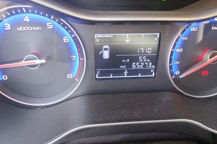 Used Geely Auto Vision 2018 1.5L Manual Happiness Edition Odometer Close Up