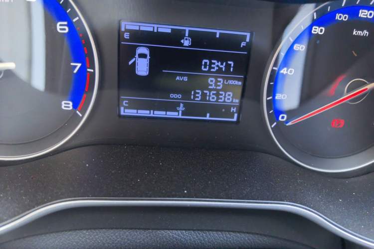 Used Geely Auto Vision 2018 1.5L Manual Happiness Edition Odometer Close Up