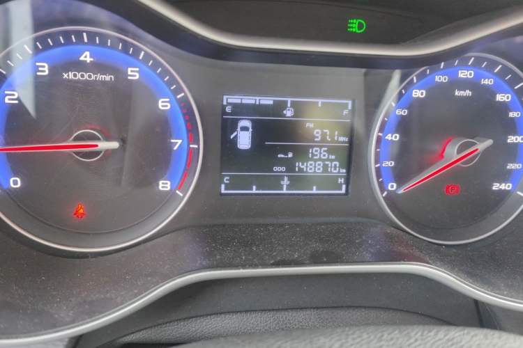Used Geely Auto Vision 2018 1.5L Manual Happiness Edition Odometer Close Up