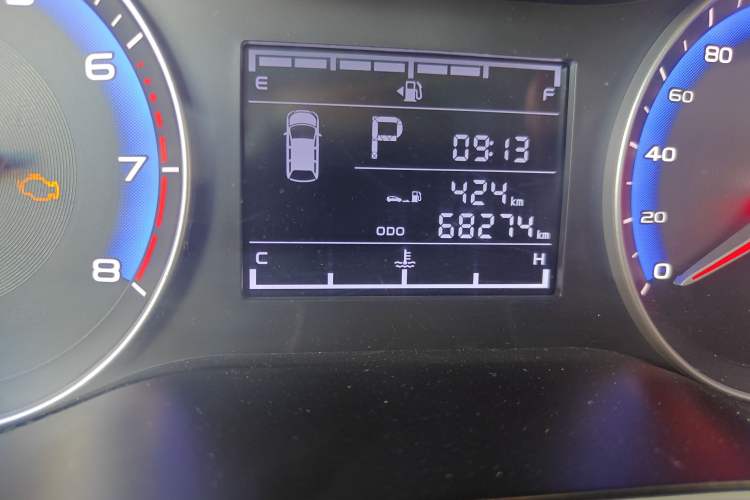 Used Geely Auto Vision 2018 1.5L Automatic Happiness Edition Odometer Close Up
