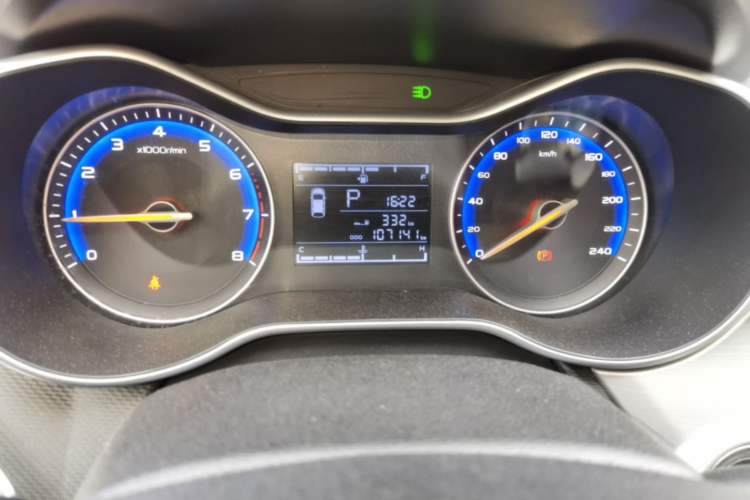 Used Geely Auto Vision 2018 1.5L Automatic Happiness Edition Odometer Close Up