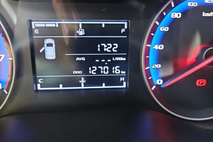 Used Geely Auto Vision 2018 1.5L Manual Happiness Edition Odometer Close Up