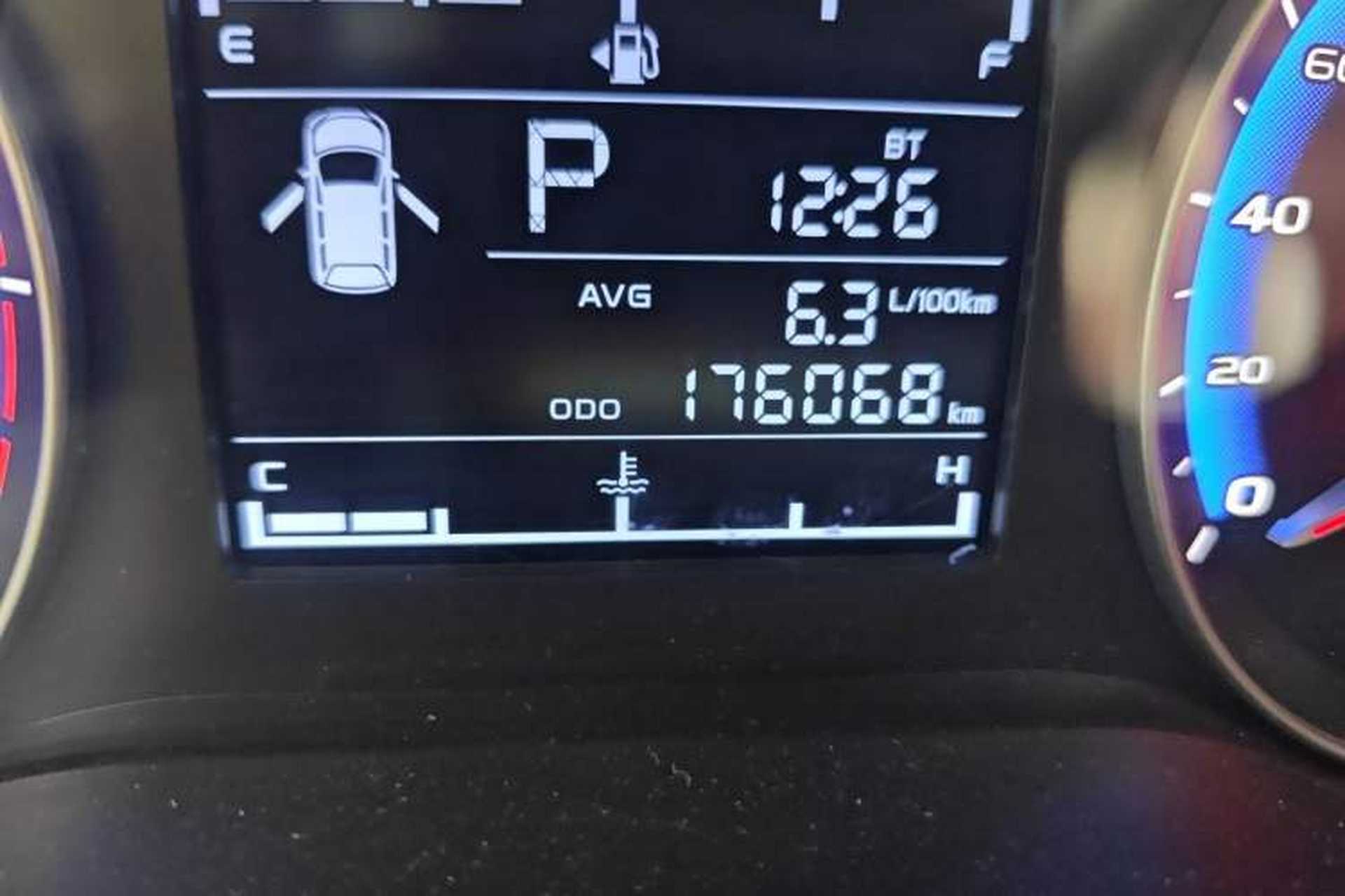 Used Geely Auto Vision 2018 1.5L Automatic Prestige Model Odometer Close Up