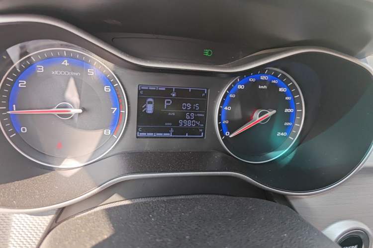 Used Geely Auto Vision 2018 1.5L Automatic Prestige Model Odometer Close Up
