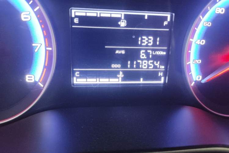 Used Geely Auto Vision 2018 1.5L Manual Happiness Edition Odometer Close Up