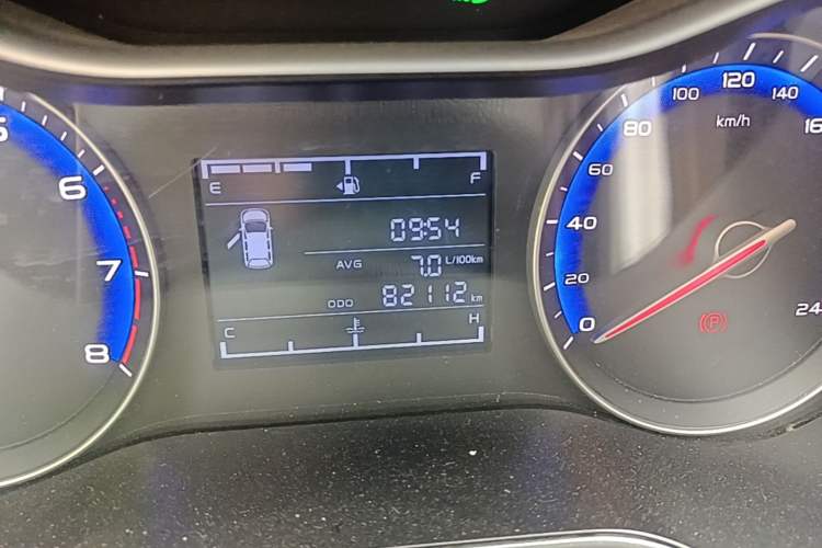 Used Geely Auto Vision 2018 1.5L Manual Happiness Edition Odometer Close Up