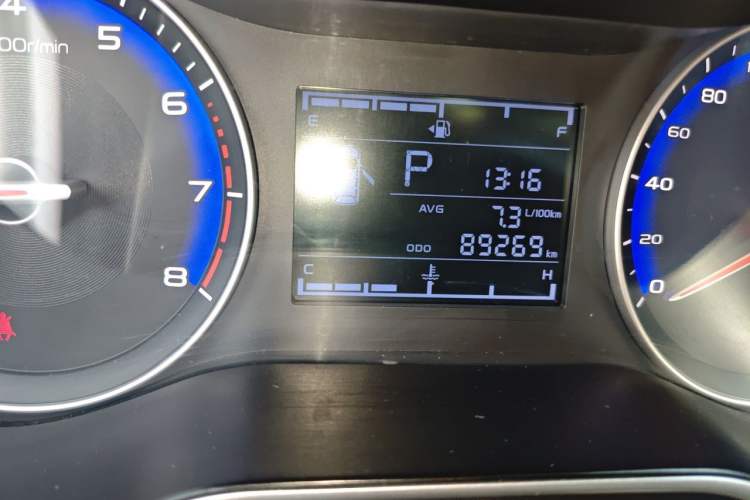 Used Geely Auto Vision 2018 1.5L Automatic Prestige Model Odometer Close Up