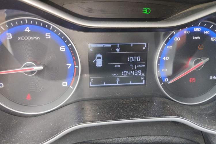 Used Geely Auto Vision 2018 1.5L Manual Happiness Edition Odometer Close Up